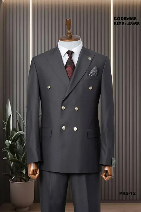 Peak Lapel Double-Breasted Suit, wholesale double-breasted suit by Mark Morente