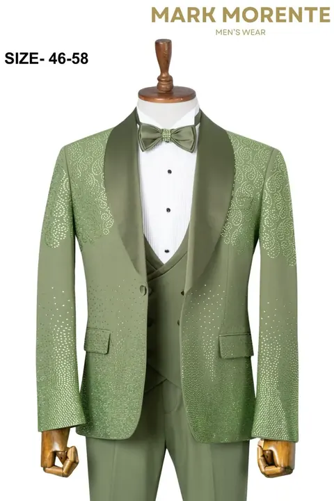 Sage Green Shawl Lapel Men's Tuxedo, wholesale tuxedo by Mark Morente